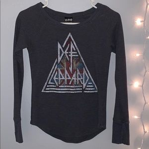 Long Sleeve Def Leppard Shirt